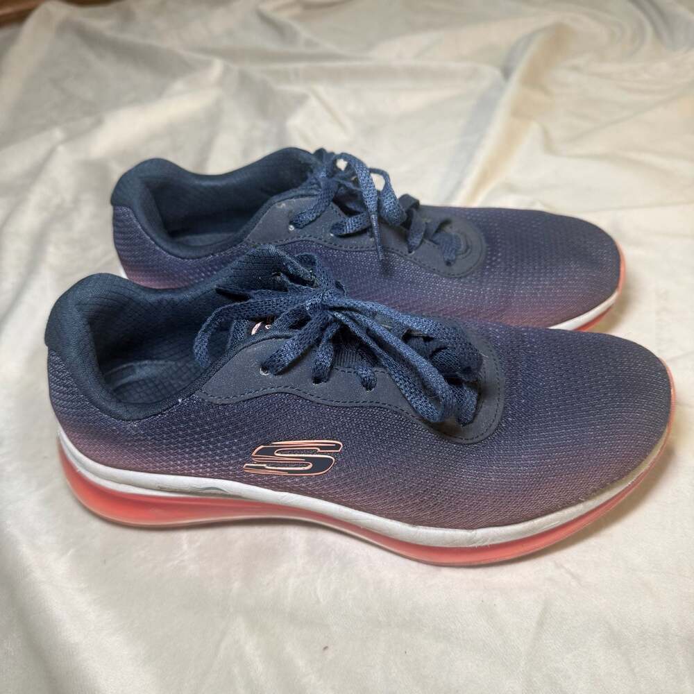 Skechers Women's Skech-Air Element 2.0 Athletic Sneakers Navy/Hot Pink